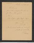 Nachlass Franz Steindachner, Brief von Franz Sikora an das k.k. naturhistorische Hofmuseum (06.10.1896), Inv.Nr. 482.08, Seite 1